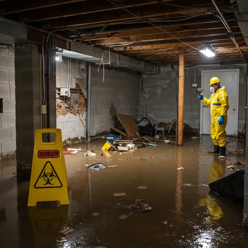 Flooded Basement Electrical Hazard in Meadview, AZ Property